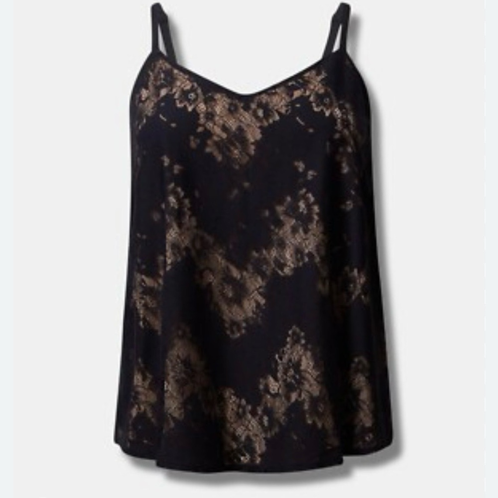 Torrid Sophie Cami Black Lace